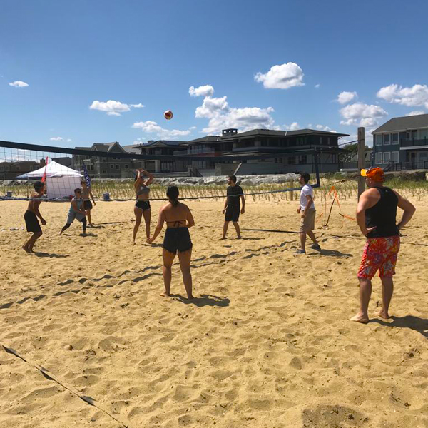 Beach Volleyball in Monmouth Beach